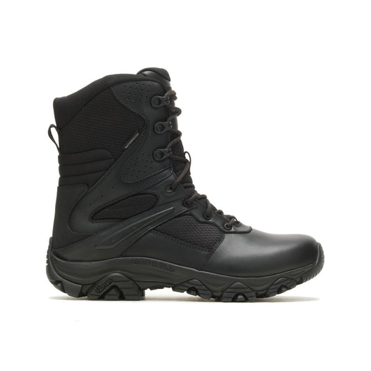 Men Moab 3 8" Tactical Zip Waterproof Wide Boots